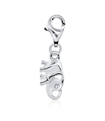 Sweet Elephant Silver Charm CH-64